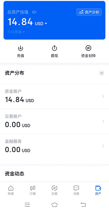 欧交易所界面